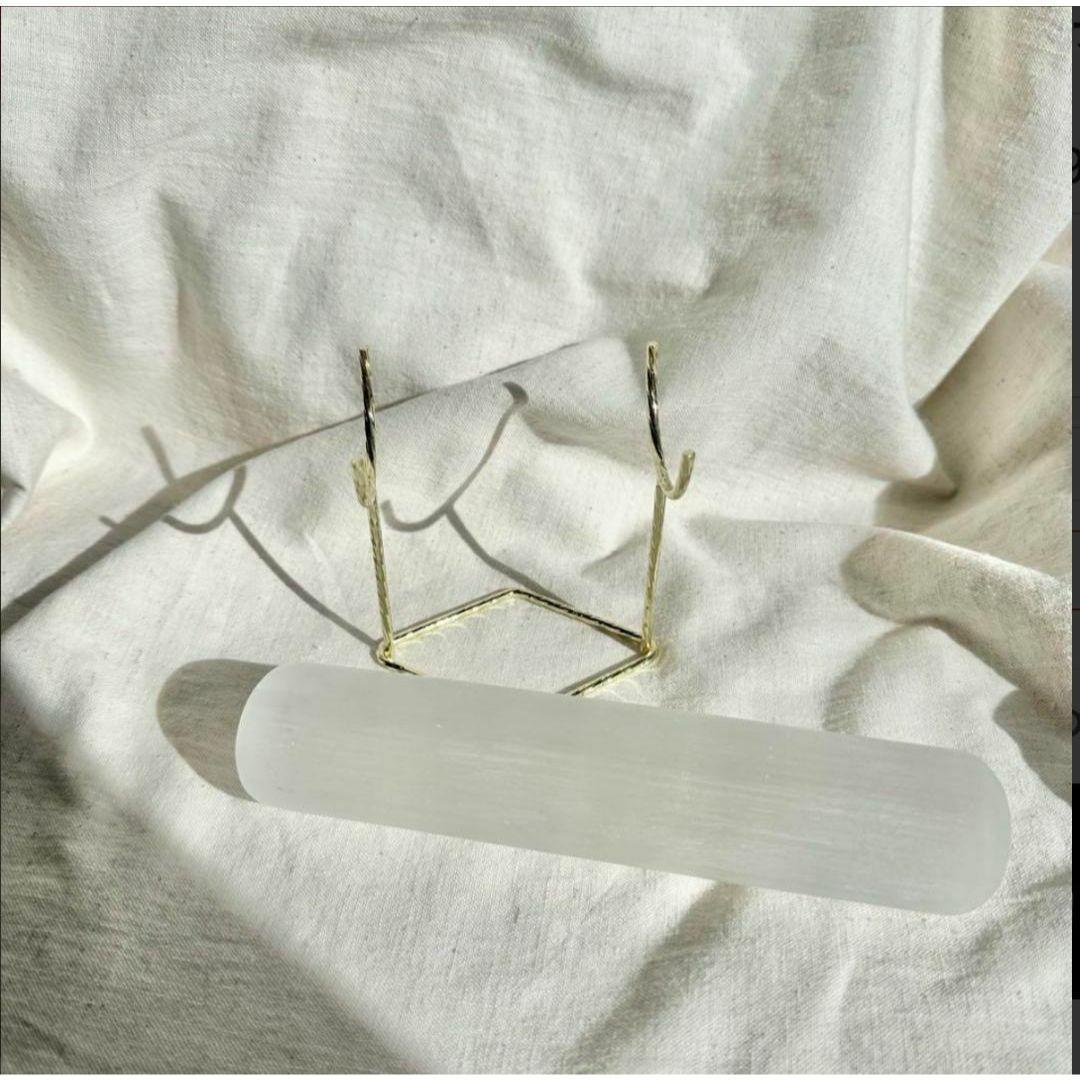 【セレナイト】ブレスレット ホルダー 数珠 ビーズ パワーストーン 浄化