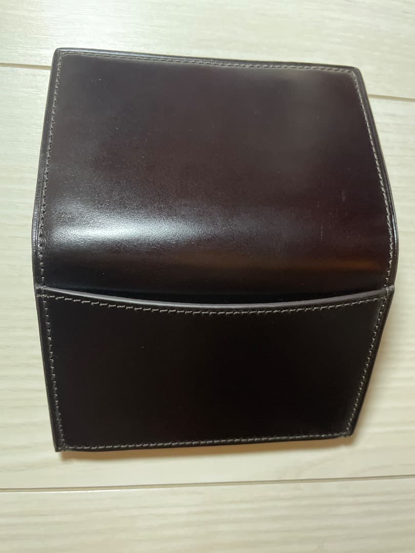 Brelioブレイリオ 名刺入れ 風琴マチ コードバン