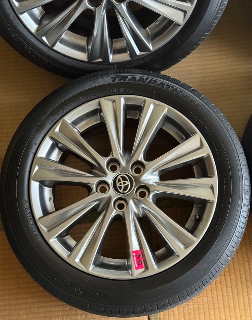 30系アルファード　トヨタ 18インチ ホイールセット トーヨータイヤ辰