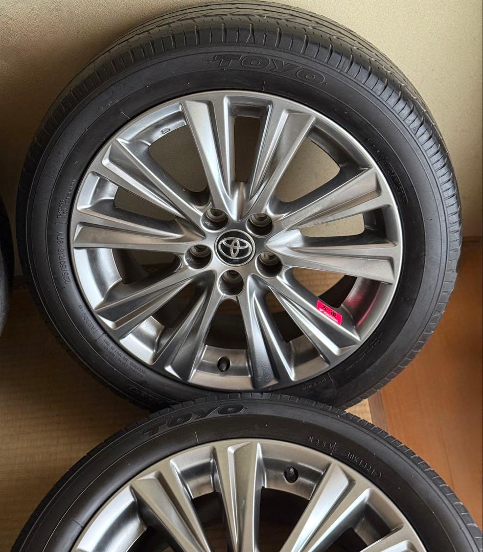 30系アルファード　トヨタ 18インチ ホイールセット トーヨータイヤ辰