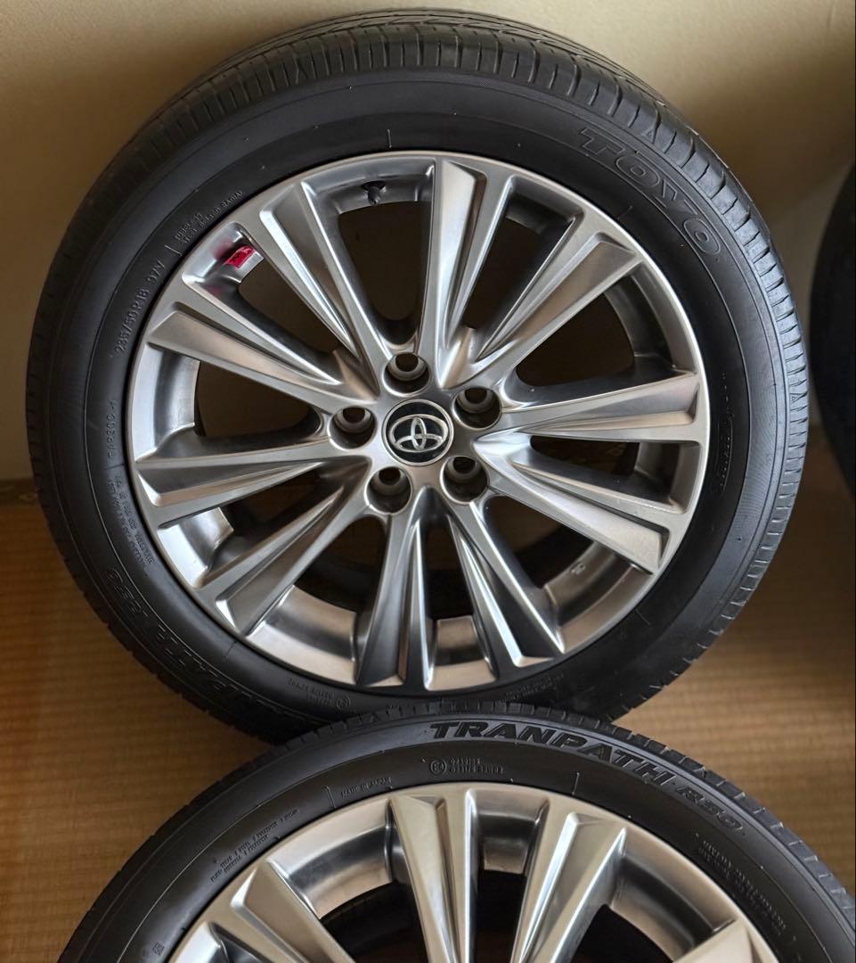 30系アルファード　トヨタ 18インチ ホイールセット トーヨータイヤ辰