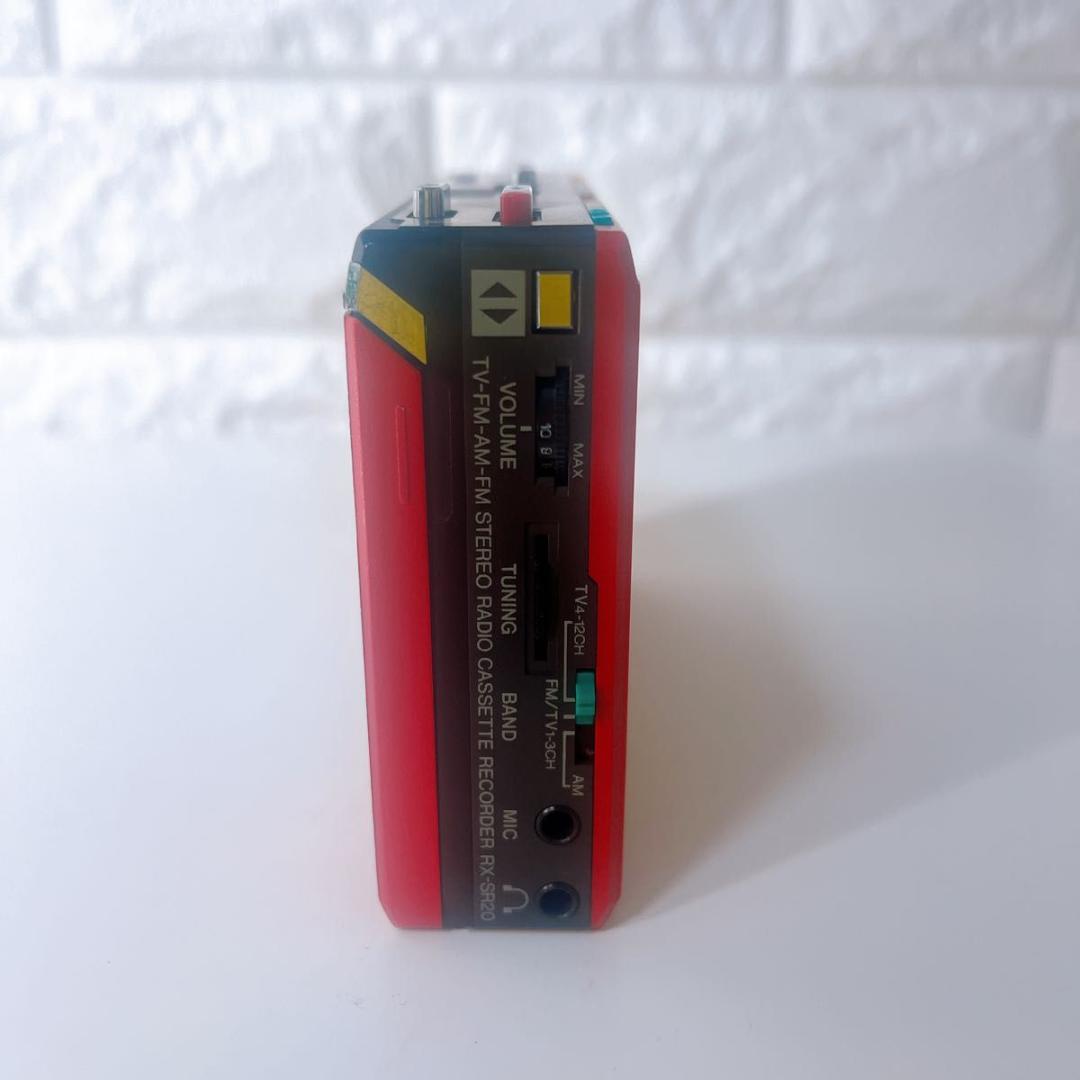 現状 National ナショナル カセットレコーダー RX-SR20 マイク付