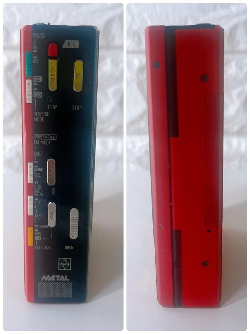 現状 National ナショナル カセットレコーダー RX-SR20 マイク付