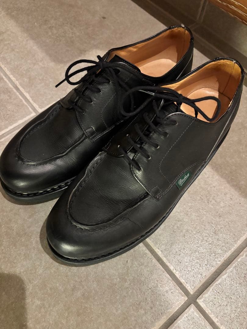 パラブーツ シャンボード ブラック サイズ7.5 極美品