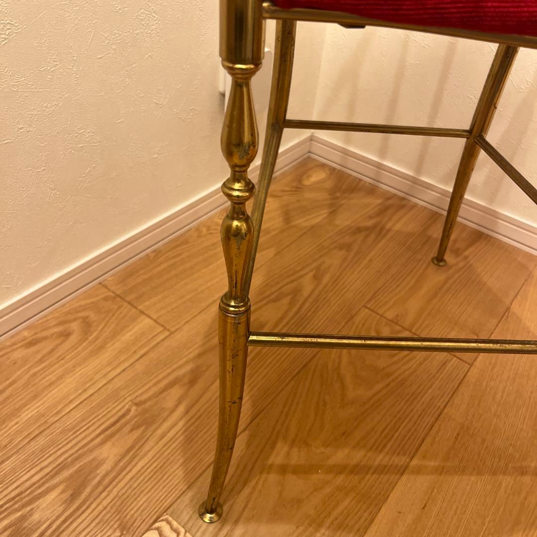 Chiavari キアヴァリチェア　真鍮　イタリア　ヴィンテージ　ゴールド