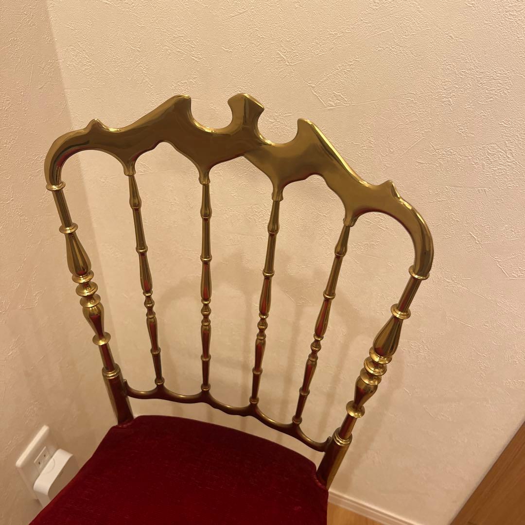 Chiavari キアヴァリチェア　真鍮　イタリア　ヴィンテージ　ゴールド