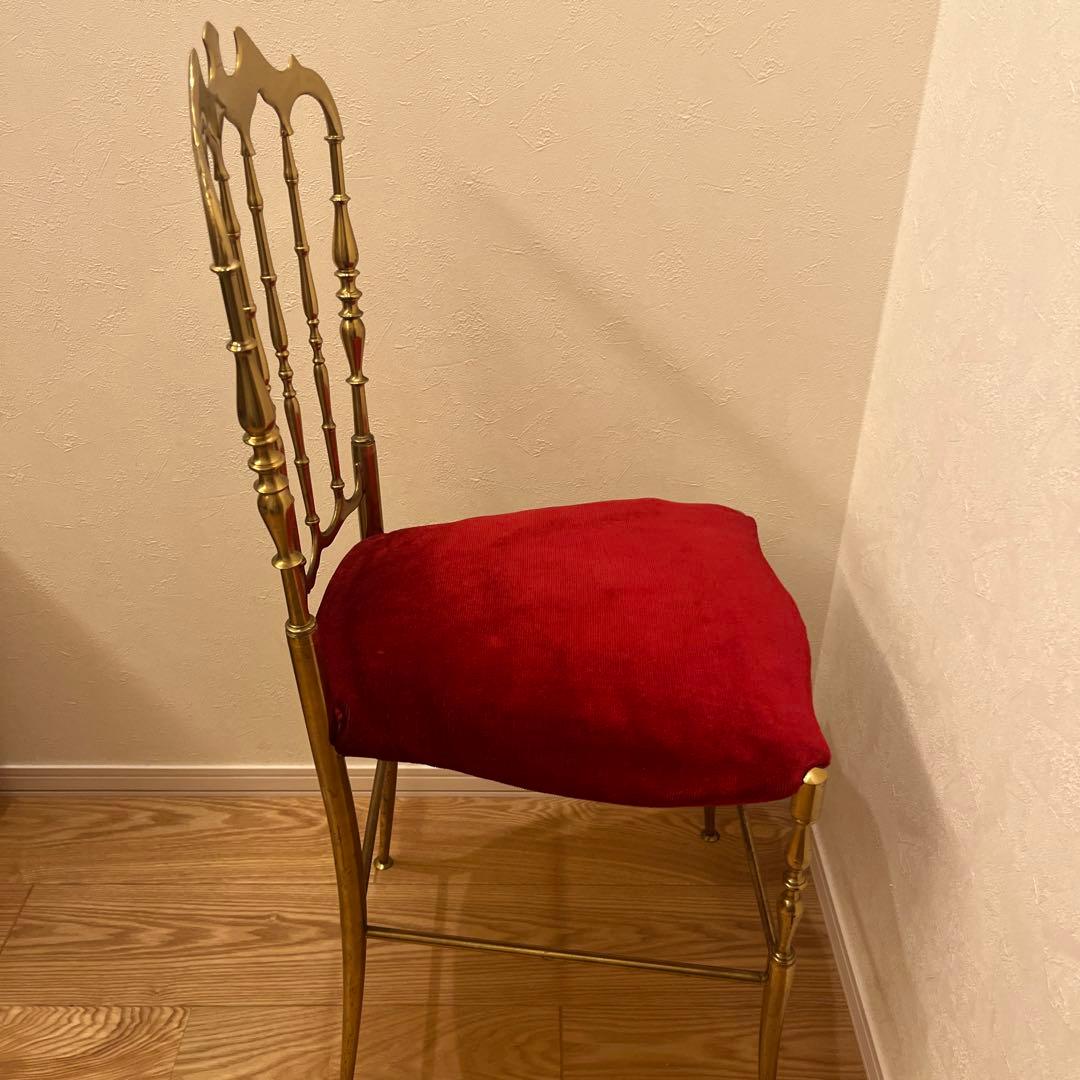 Chiavari キアヴァリチェア　真鍮　イタリア　ヴィンテージ　ゴールド