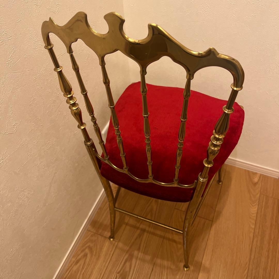 Chiavari キアヴァリチェア　真鍮　イタリア　ヴィンテージ　ゴールド