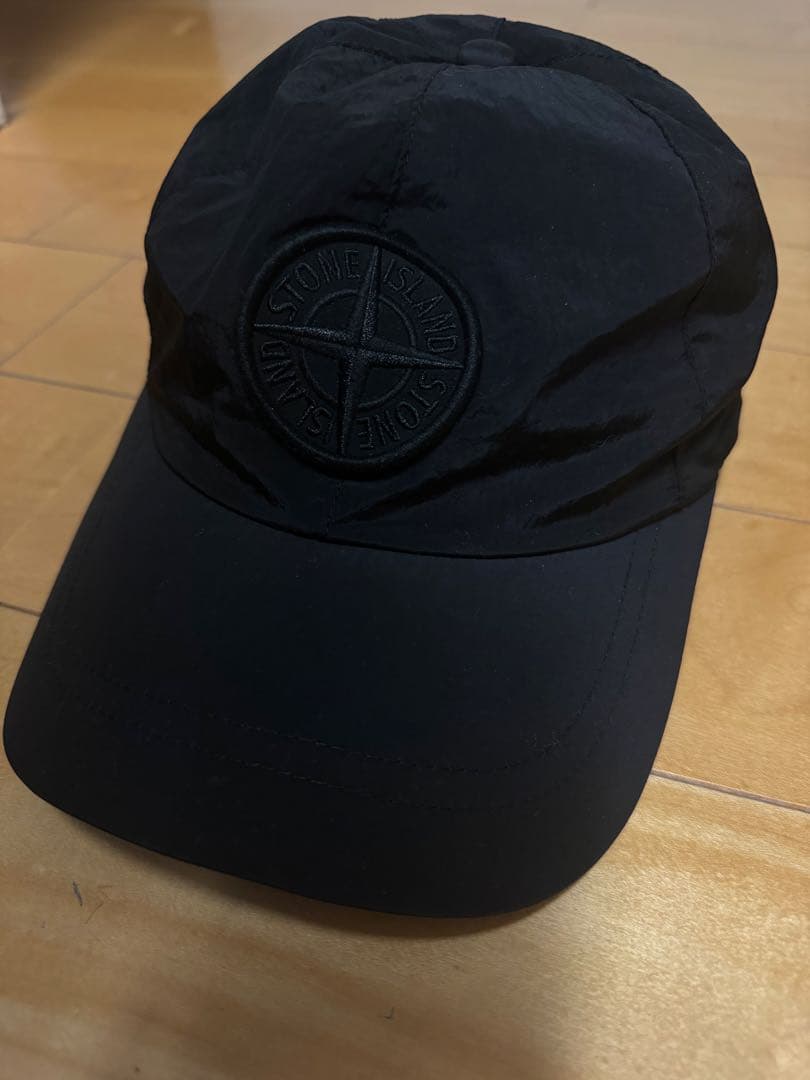 【美品】ストーンアイランド STONE  ブラックキャップ L