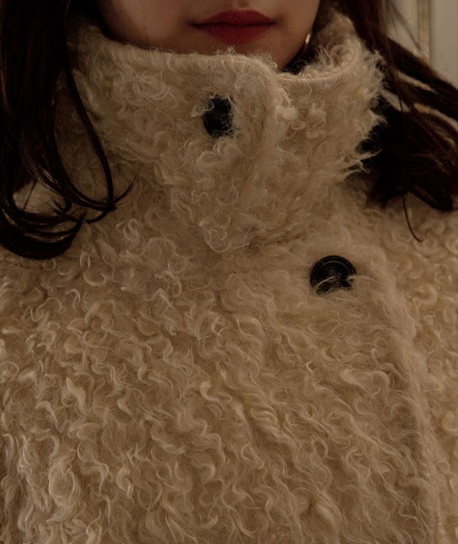 プードルミドルコート アイボリー