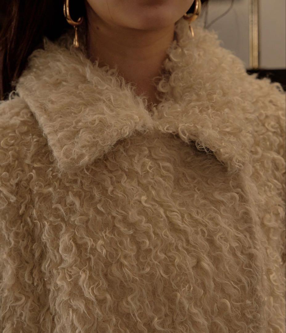 プードルミドルコート アイボリー