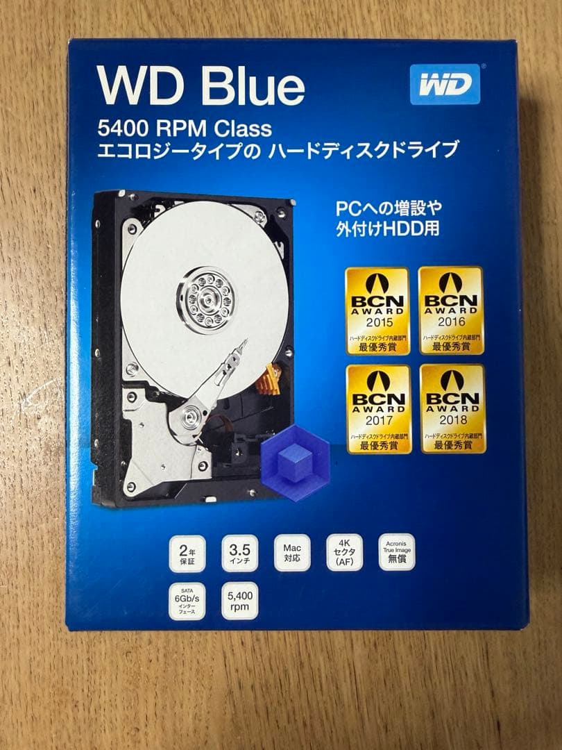新品未開封品 WD Blue 2TBHDD WD20EZAZ-RT