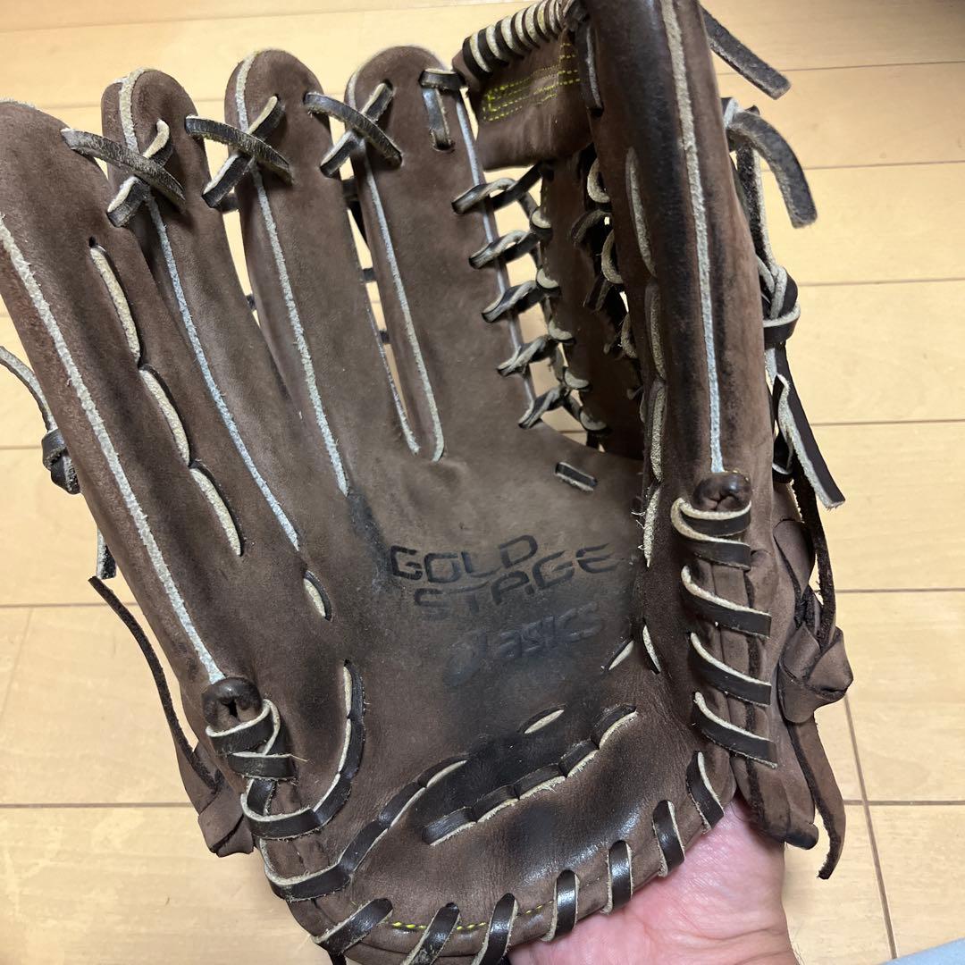 アシックス　グローブ　ゴールドステージ　軟式　左グローブ