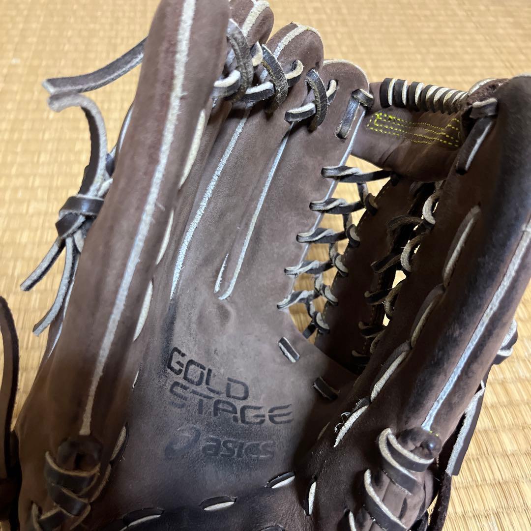アシックス　グローブ　ゴールドステージ　軟式　左グローブ