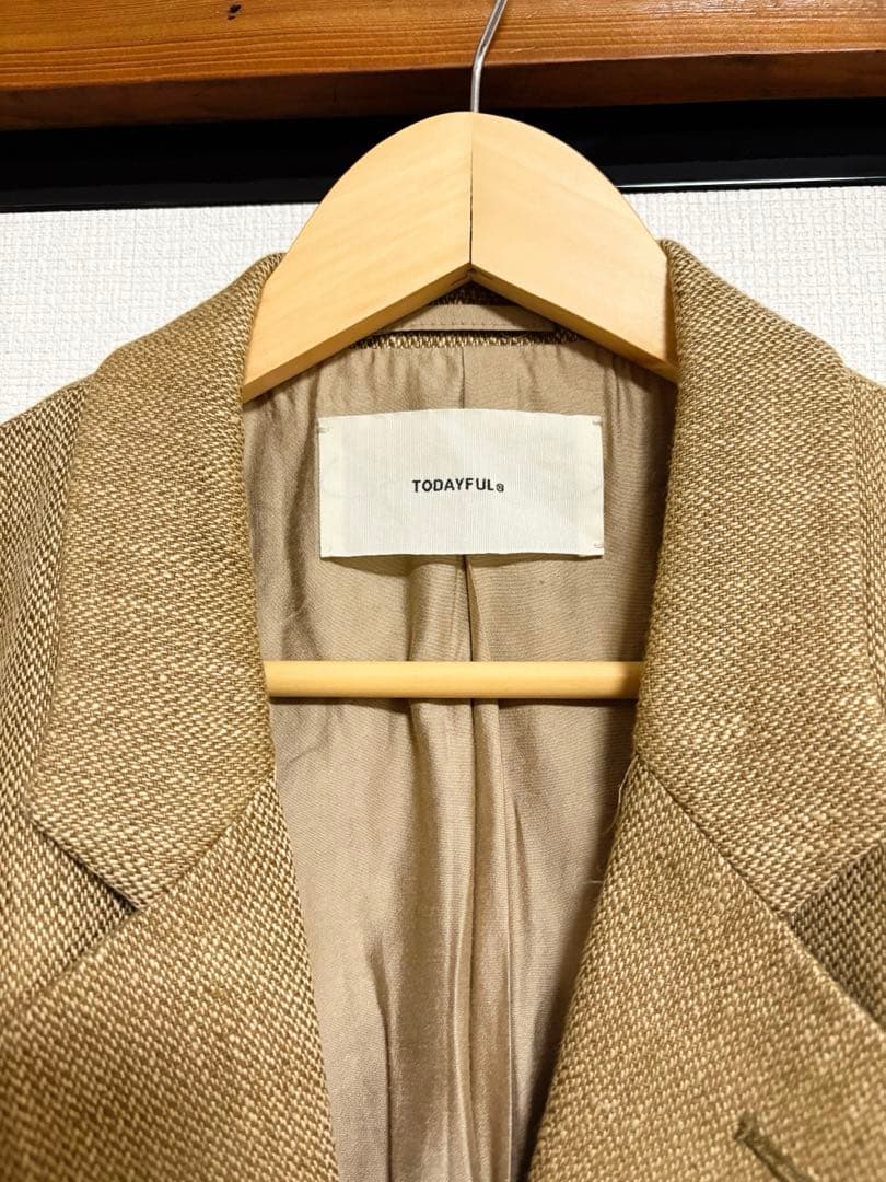 値下: todayful Boyfriend Linen Jacket