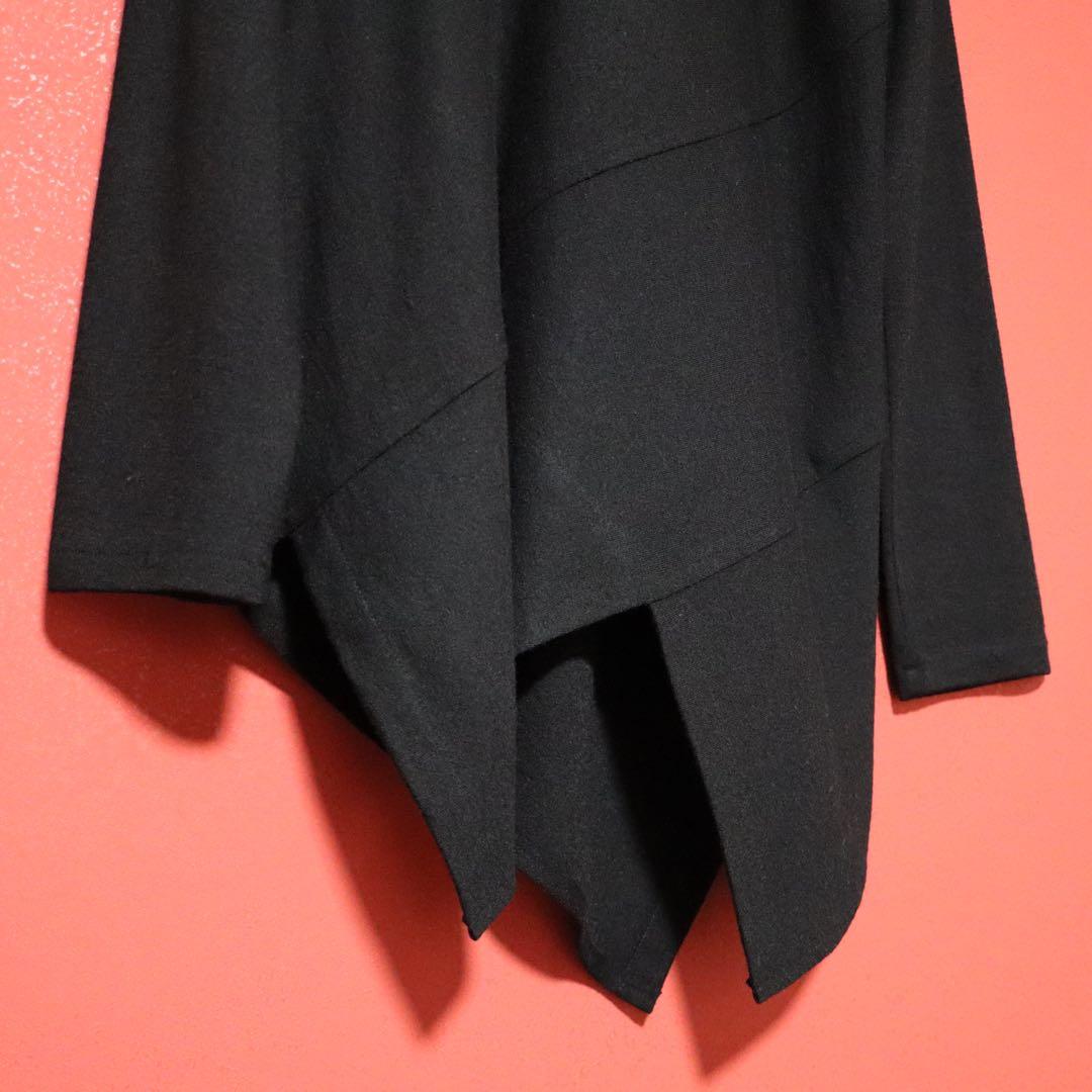 Y's ヨウジヤマモト 90s 斜めステッチ ZIGZAG 変形デザイン ロンT