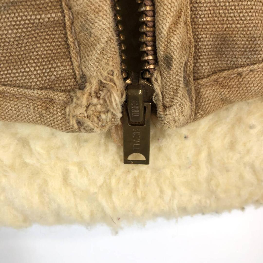 70s Vintage カーハート 裏ボア ダック地 ベスト Sサイズ