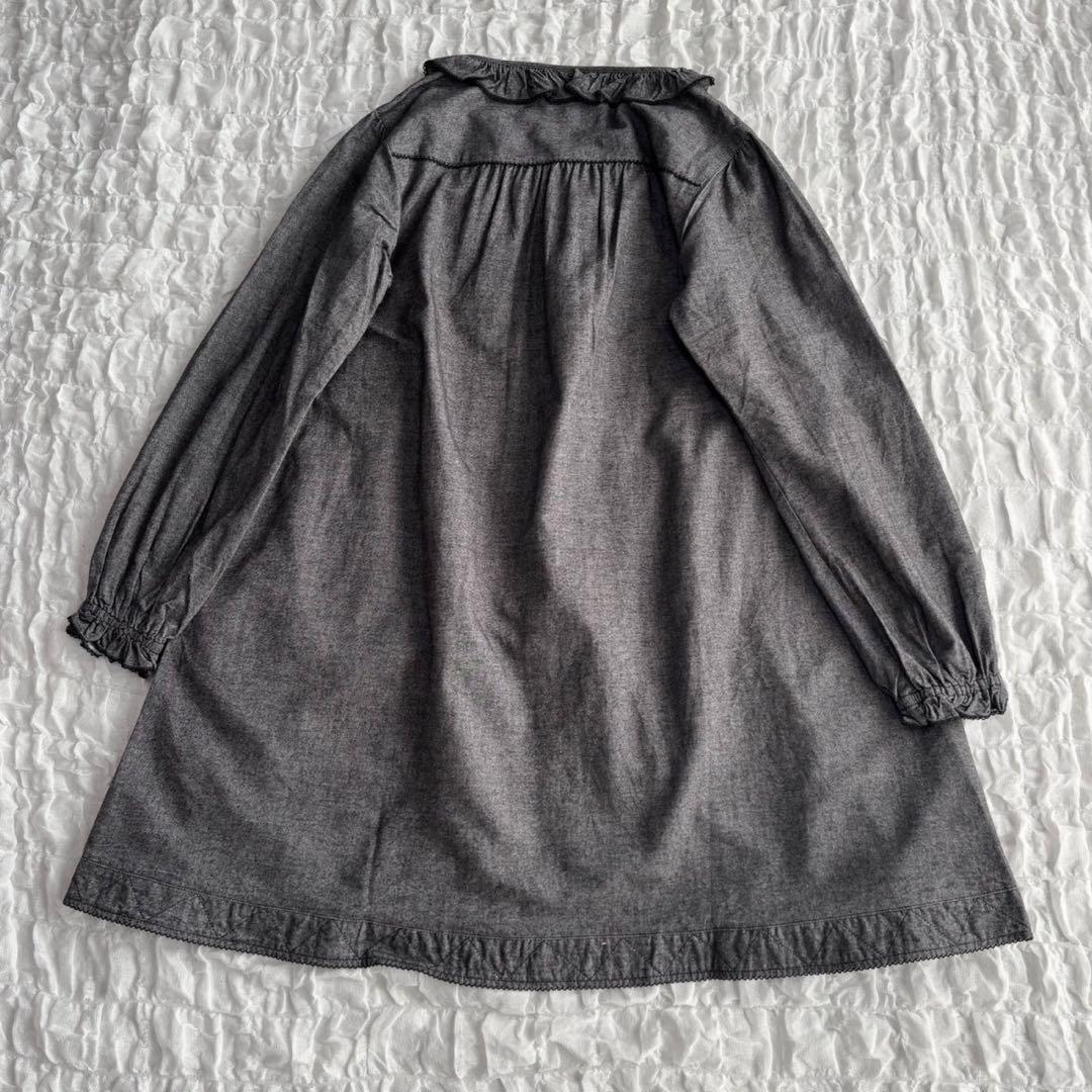 【新品未使用】 ピンクハウス ブラウス シャツ フリルカラー 花刺繍