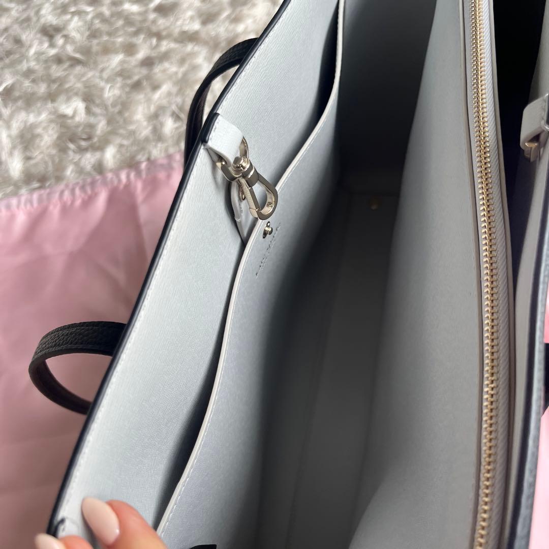 Kate Spade ブラック ノットラージ　トート A4対応バッグ