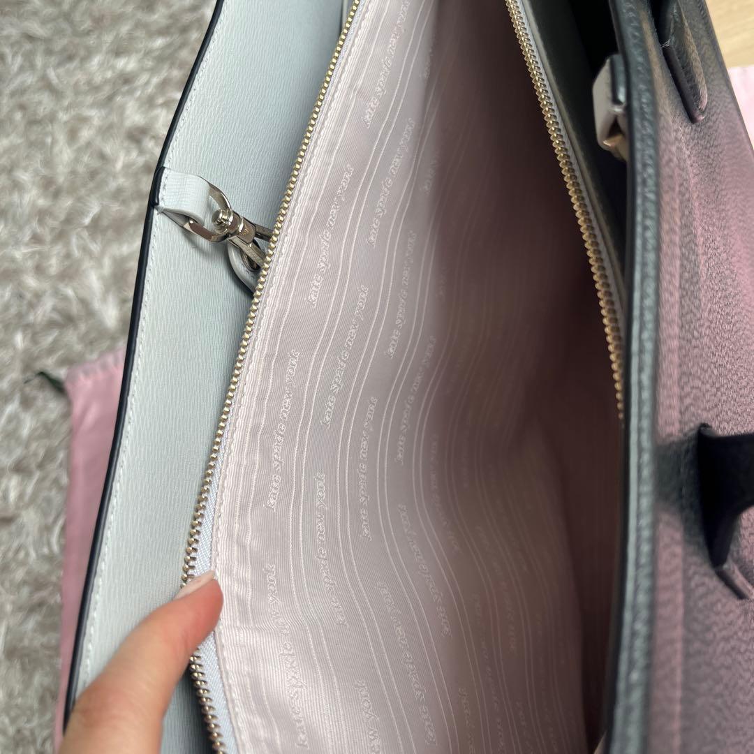 Kate Spade ブラック ノットラージ　トート A4対応バッグ