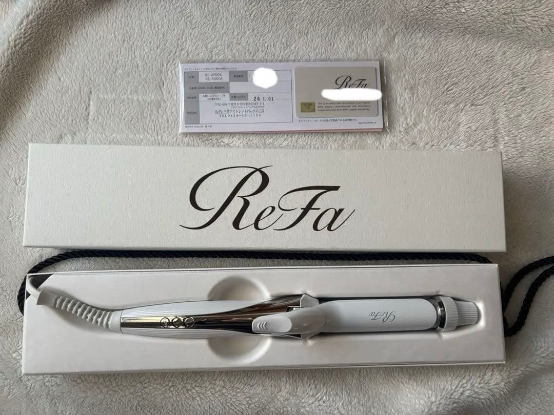 値下げ　ReFa カールヘアアイロン RE-AG00A 保証書付き　26mm