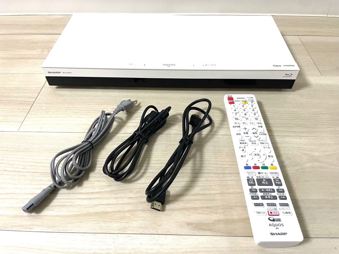 SHARP シャープ　ブルーレイディスクレコーダー2022年製