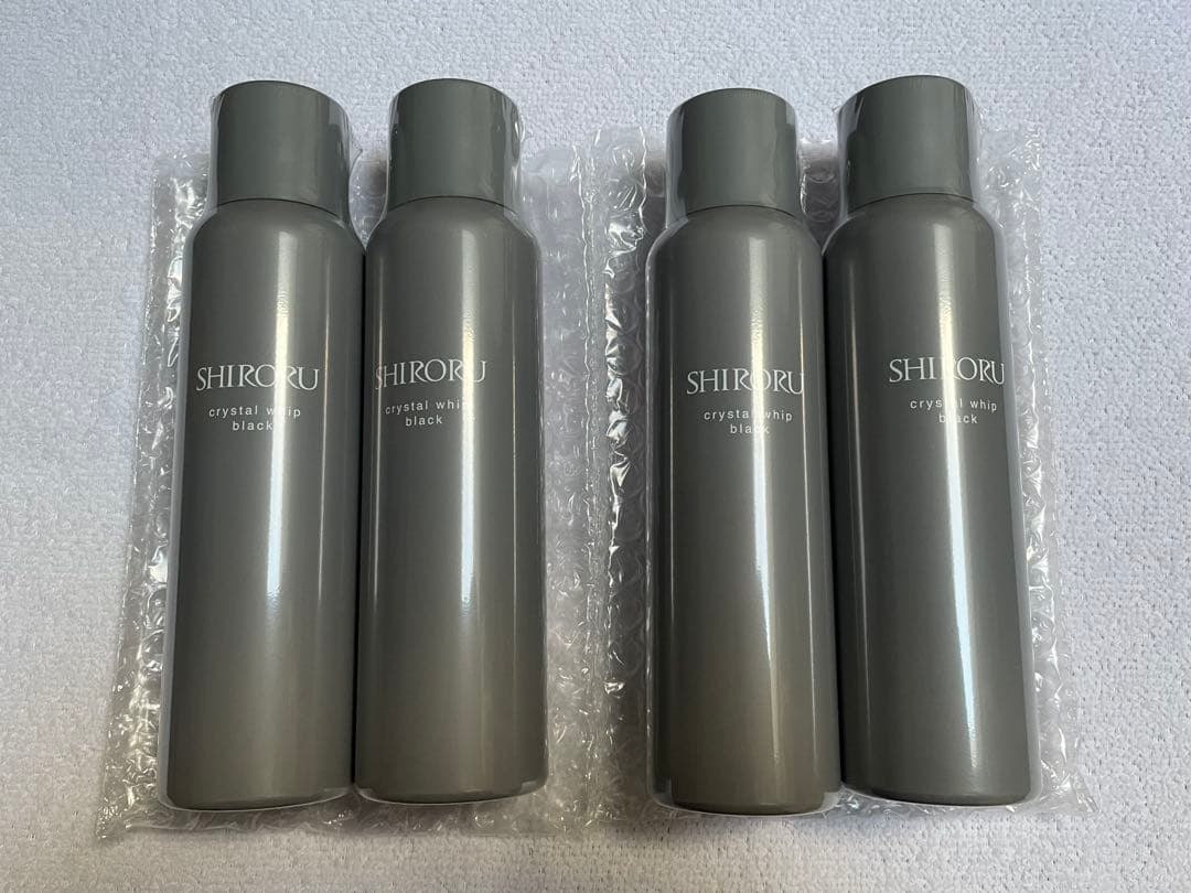 SHIRORU シロル クリスタルホイップ ブラック 4本セット