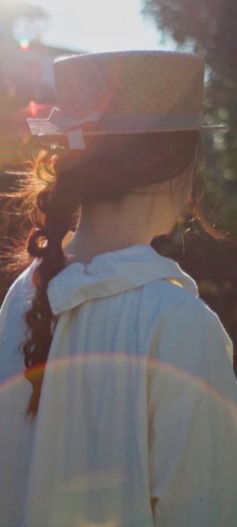 カワムラ帽子店、瑠璃、草木染めリボン、カンカン帽