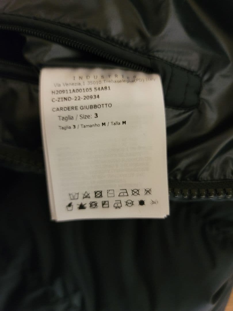 マー。モンクレール　MONCLER　CARDERE　ダウン　ブラック　3