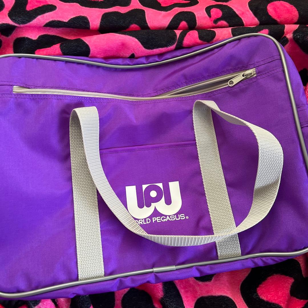 旧ワッペ 紫色 バッグ