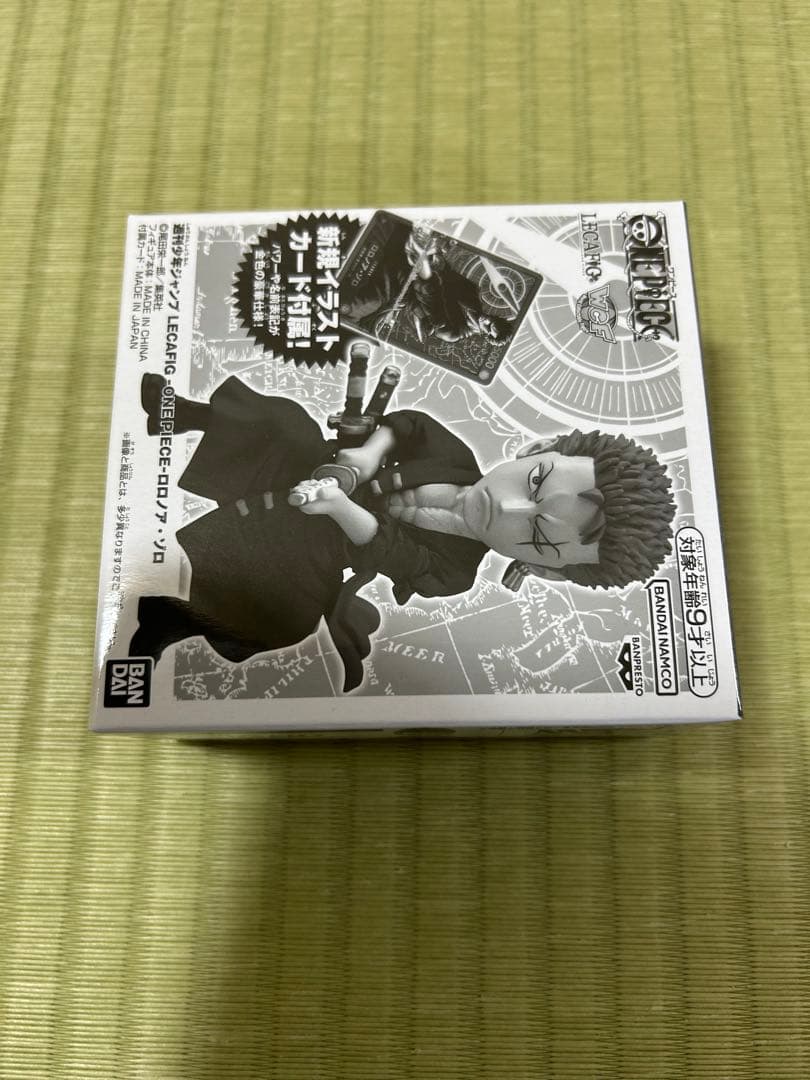 新品箱未開封　ワンピースカードゲーム　レカフィグ　ゾロ　プロモカードとフィギュア