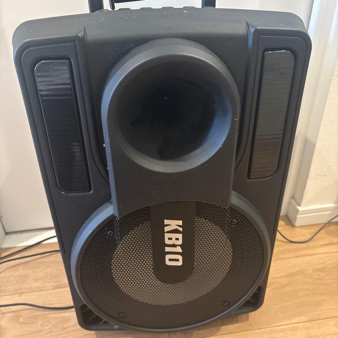 路上ライブセット/TWS KB10 ポータブルスピーカー キャスター付き