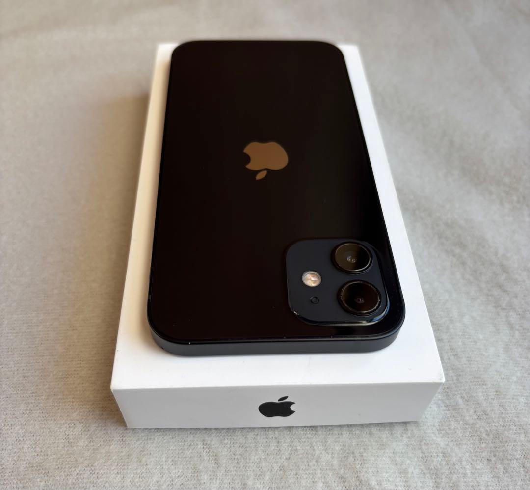 iPhone12 本体 64GB バッテリー77% SIMフリー　ブラック