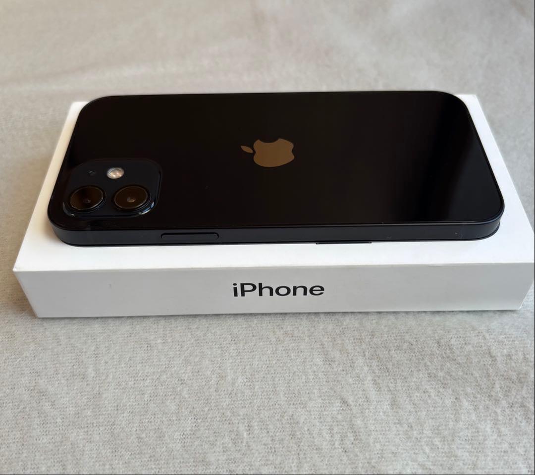 iPhone12 本体 64GB バッテリー77% SIMフリー　ブラック