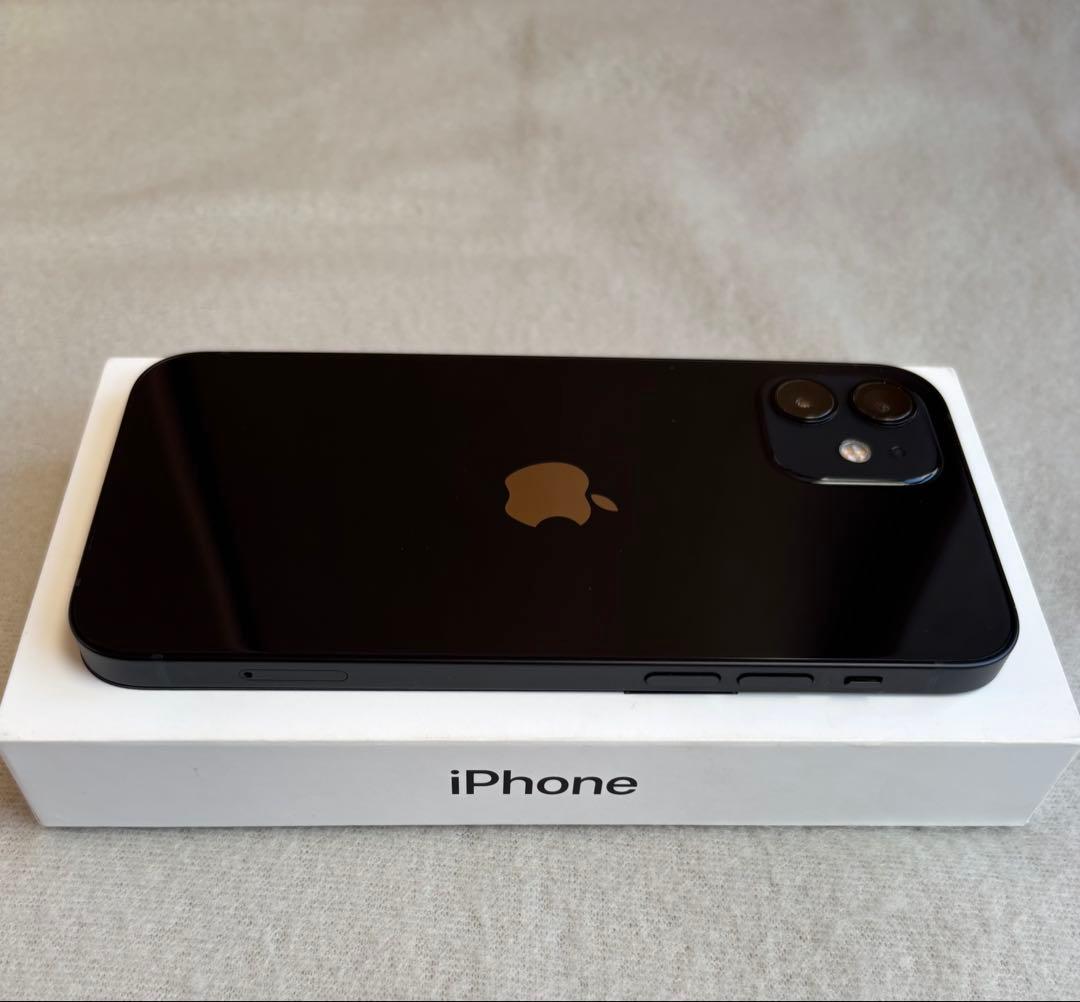 iPhone12 本体 64GB バッテリー77% SIMフリー　ブラック