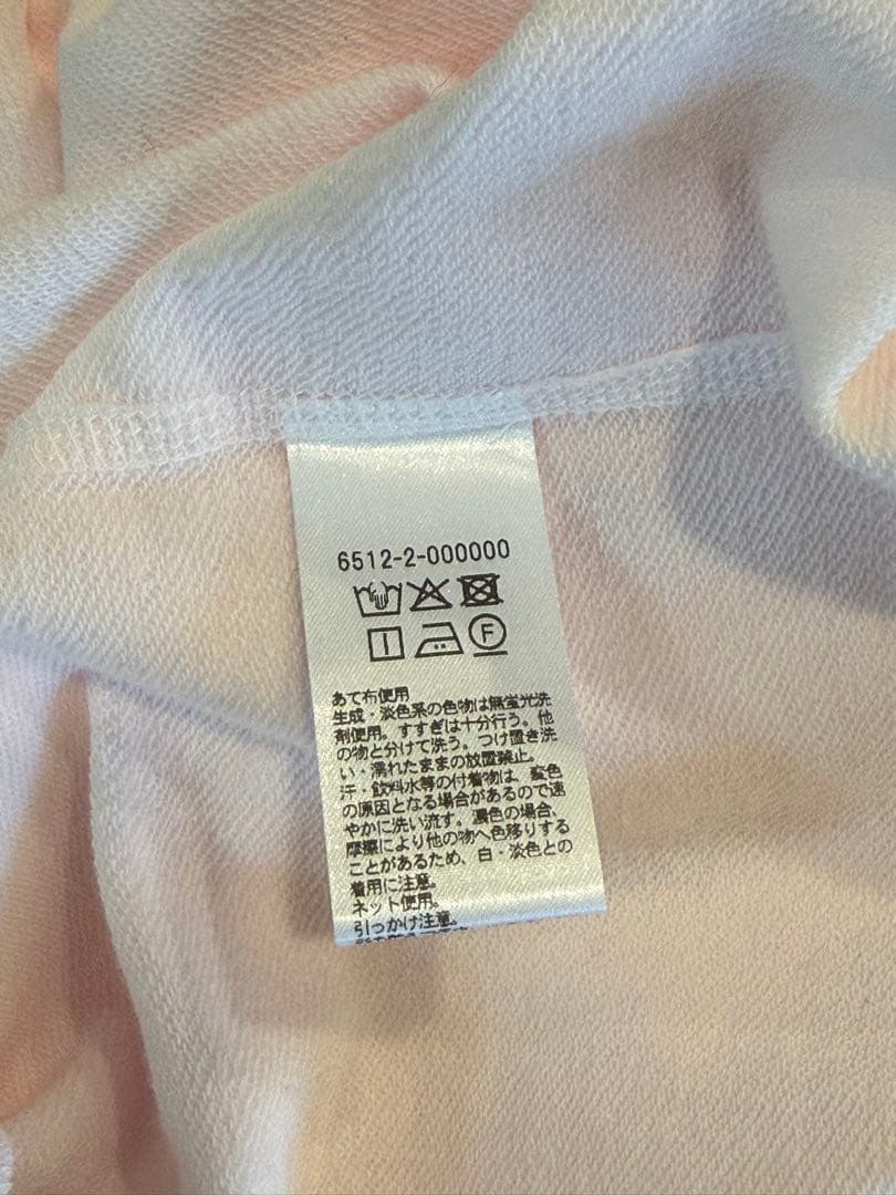 【新品未使用】Drawer ドゥロワー 今季ピンク裏毛ハーフジップフーディ