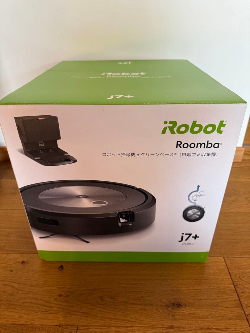 iRobot ロボット掃除機 本体 ブラック Roombaj7+ j755860