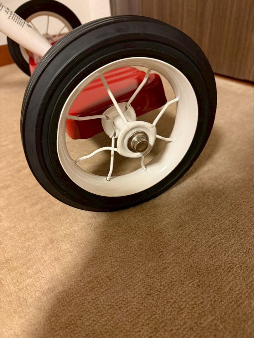 【室内使用のみ・美品】Baghera バゲーラ 三輪車 レトロ 赤×ブラウン