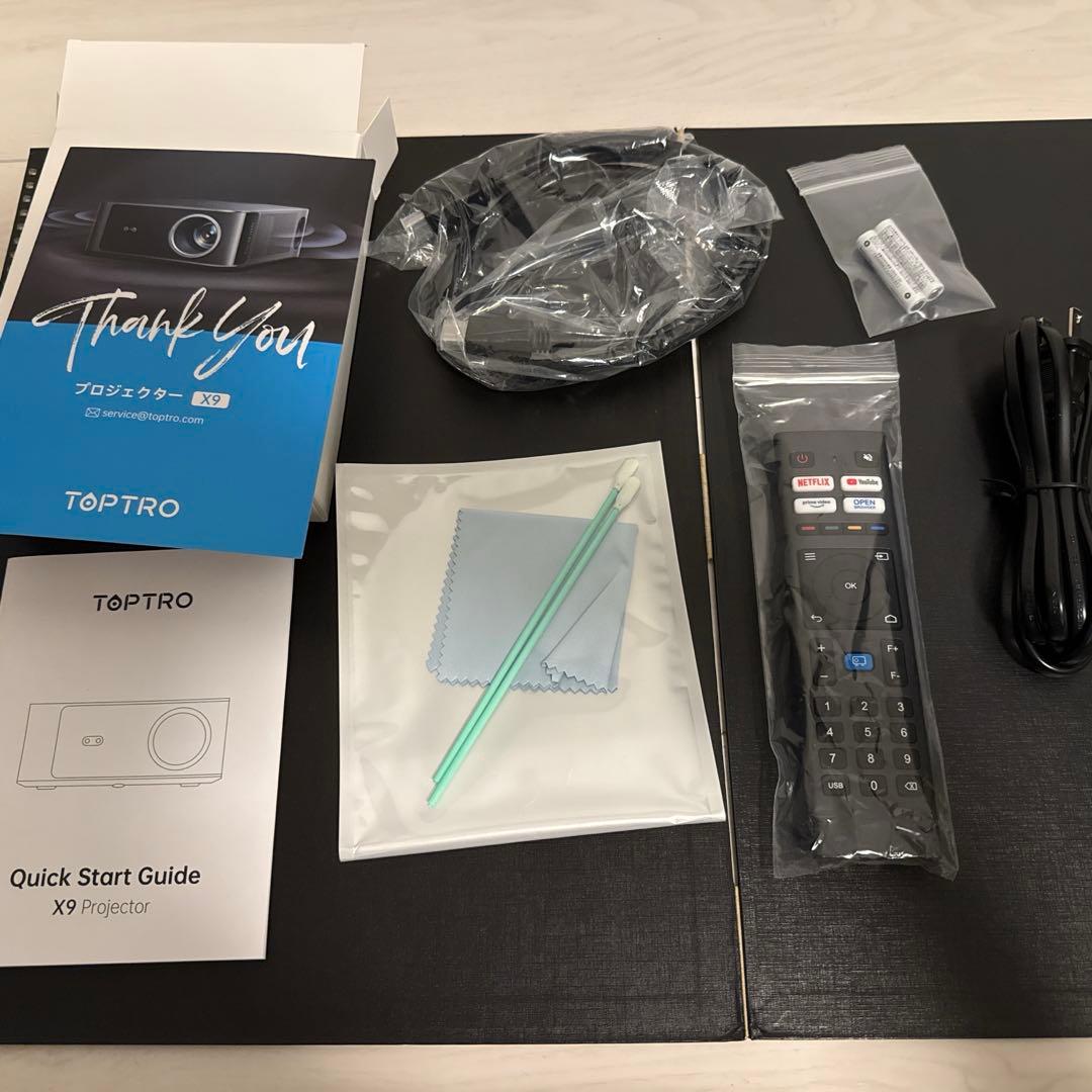 使用1時間 TOPTRO X9 プロジェクター