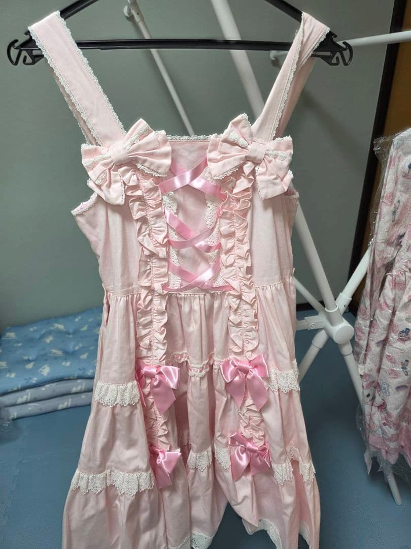 Angelic Pretty 肩リボンジャンパースカート ㉛