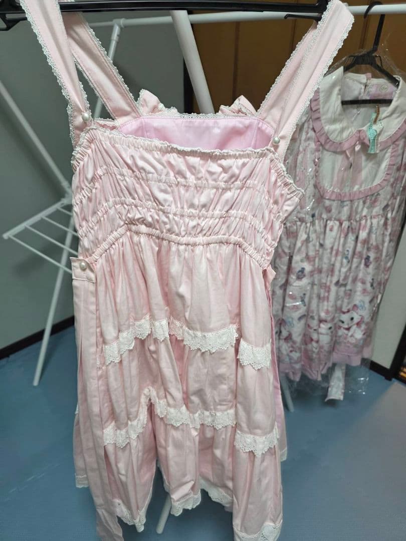 Angelic Pretty 肩リボンジャンパースカート ㉛