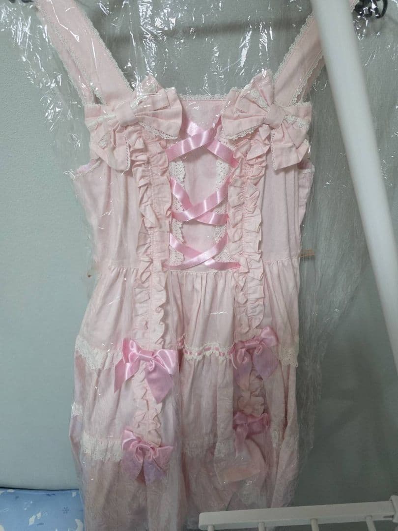 Angelic Pretty 肩リボンジャンパースカート ㉛