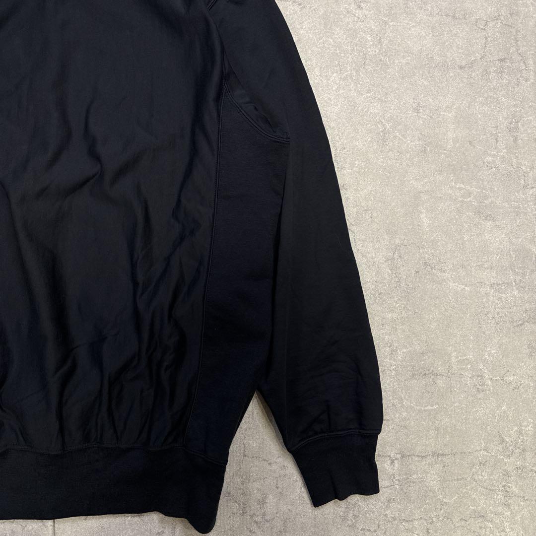 AURALEE ELASTIC HIGH GAUGE SWEAT 黒 23ss