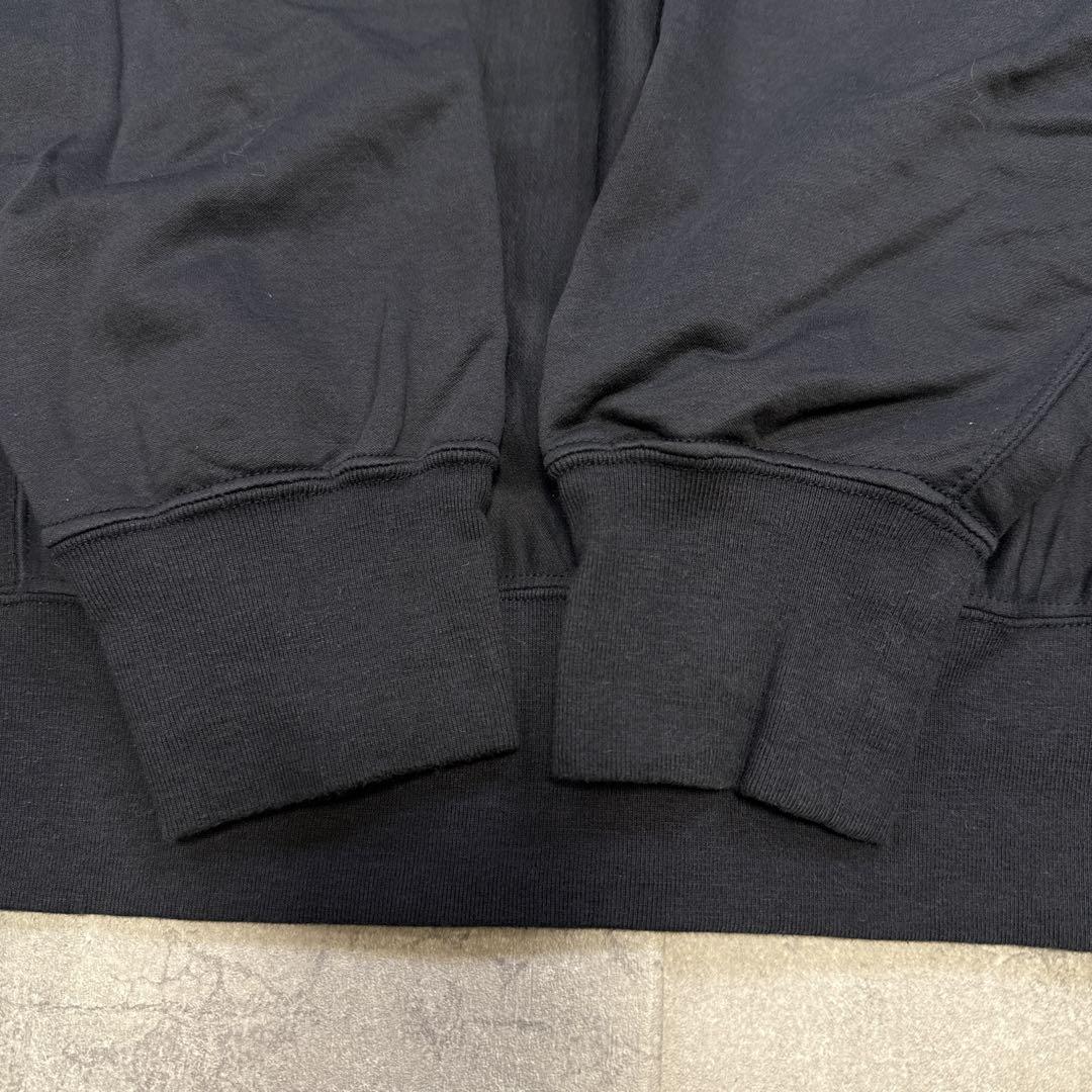 AURALEE ELASTIC HIGH GAUGE SWEAT 黒 23ss