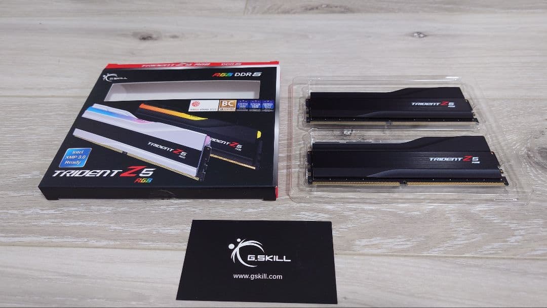 G.SKILL TRIDENT Z5 RGB DDR5 メモリ16GB×2枚
