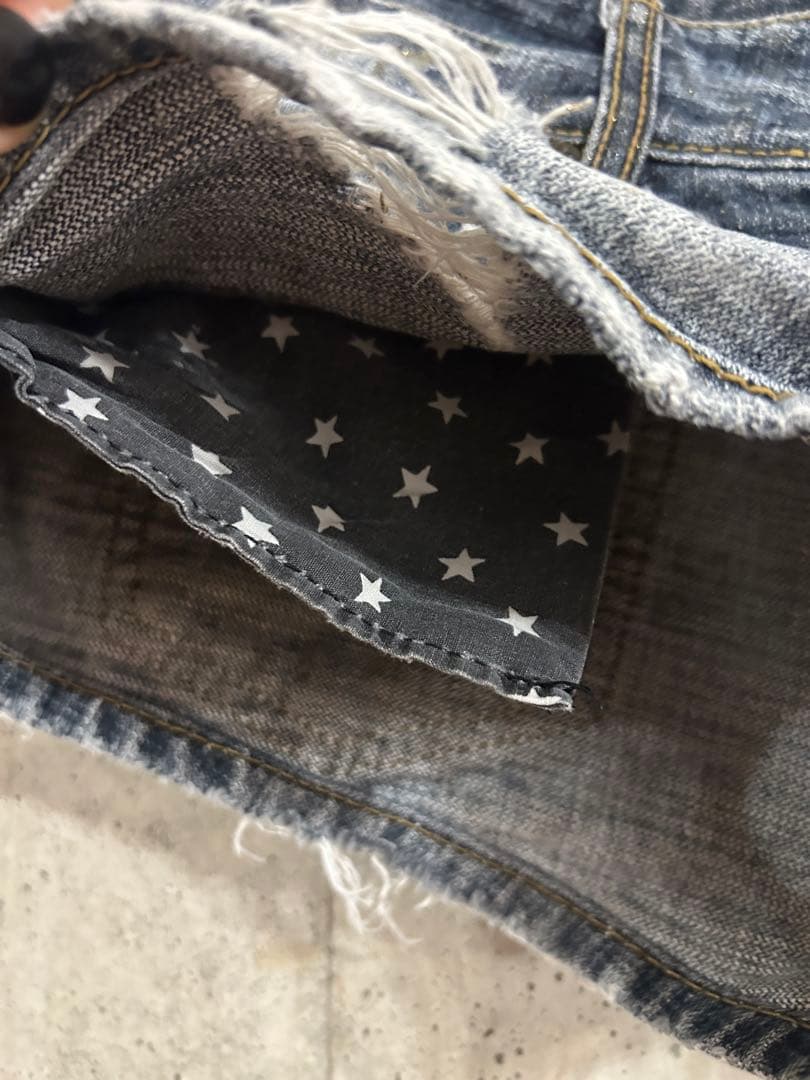 d.i.a. サイドリング付ダメージショーパン　26インチ　ダイヤ