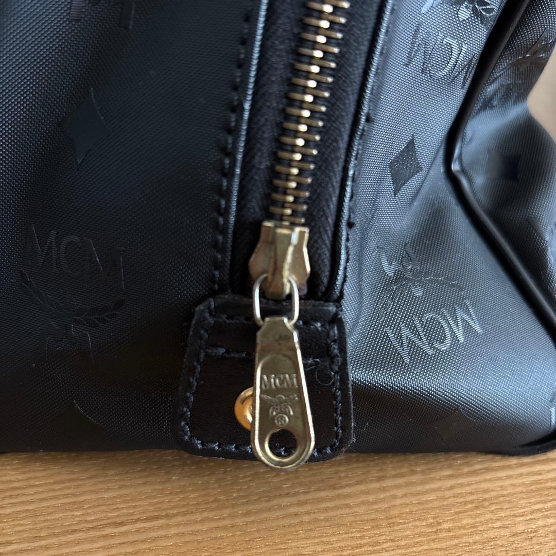 エムシーエム 2way ミニボストン モノグラム ブラック
