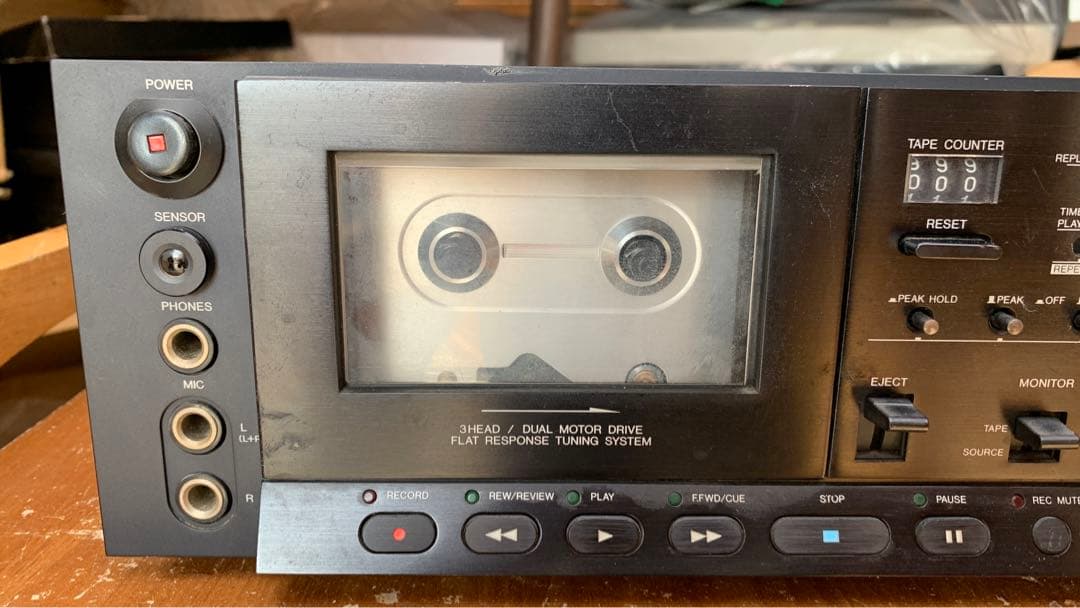 M5998 AIWA アイワ カセットデッキ AD-F90M ジャンク