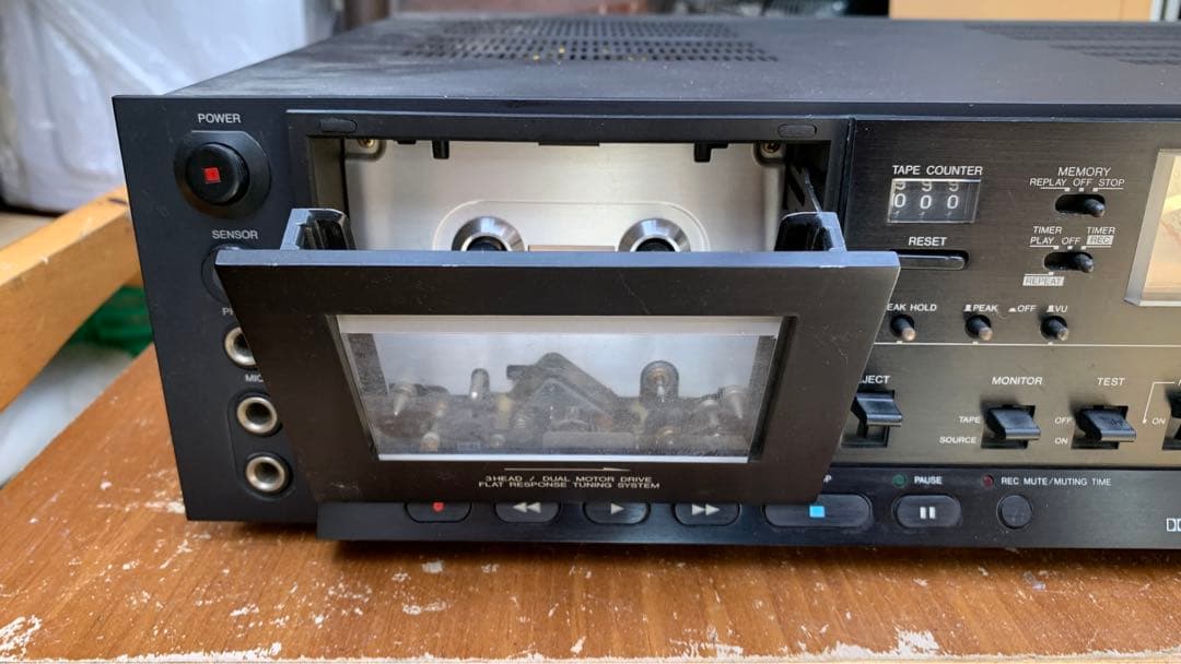 M5998 AIWA アイワ カセットデッキ AD-F90M ジャンク