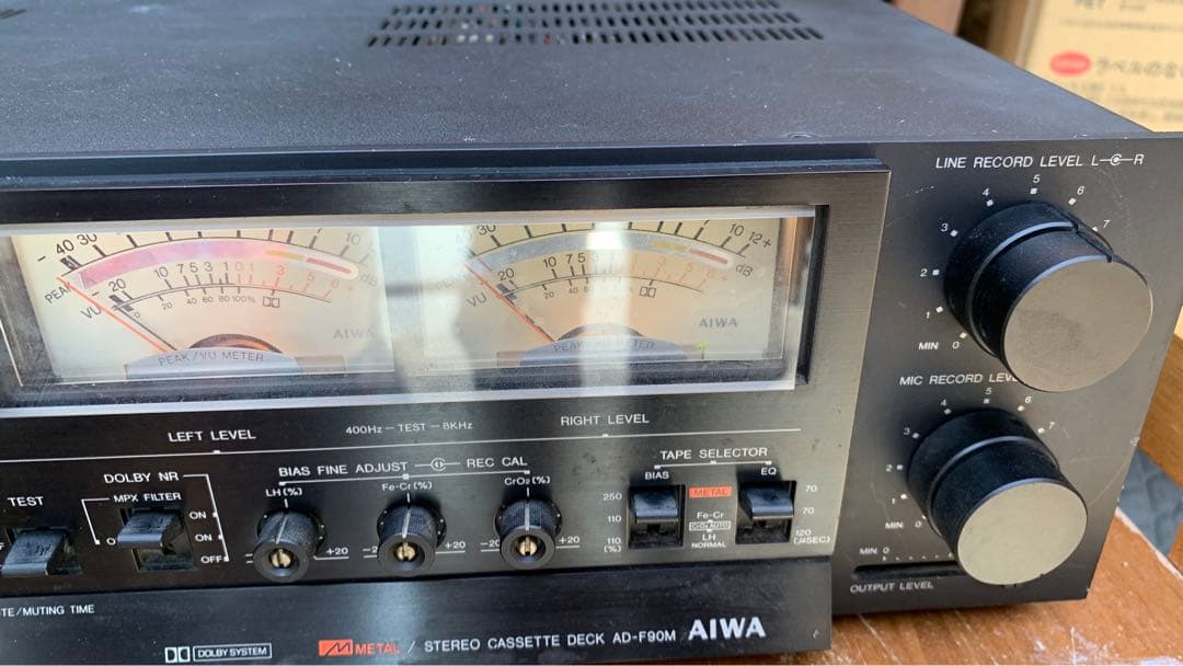 M5998 AIWA アイワ カセットデッキ AD-F90M ジャンク